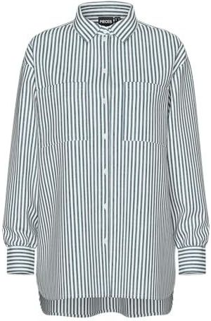 Pieces - Melia Loose Fit - Overhemd - Lange Mouwen