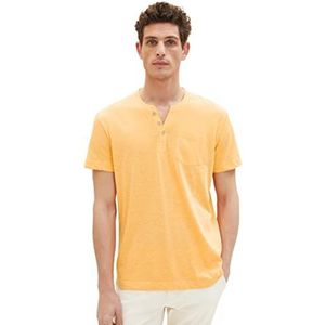 TOM TAILOR Uomini T-shirt 1035634, 31506 - Washed Out Orange Grindle, 3XL