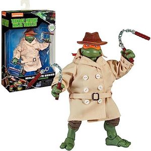 Ninja Turtles, 15 cm beweegbaar figuur, figuur uit de Elite-collectie, Michelangelo, speelgoed voor kinderen vanaf 4 jaar, T00002