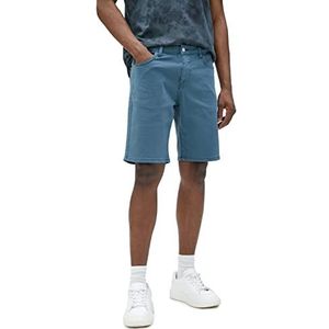 Koton Heren Gabardine bermuda Pocket Gedetailleerde Buttoned Cotton Shorts, blauw (653), 46