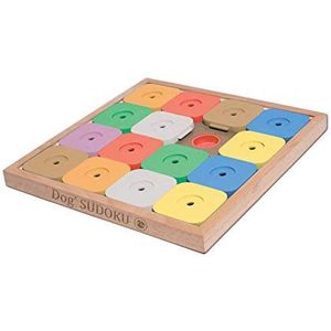 My Intelligent Pets Dog' Sudoku Medium Genie Color Interactieve Houten Hond en Kat Speelgoed