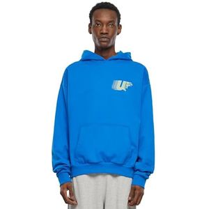 Mister Tee Upscale Athletic Club Ultraheavy oversized hoodie met print op de voorkant, oversized pasvorm, cobalt blue, 4XL