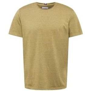 TOM TAILOR Uomini Basic T-shirt 1031652, 29003 - Olive Branch Green, L