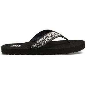 Teva Mush II Teenslippers voor dames, Companera Zwart, 38 EU