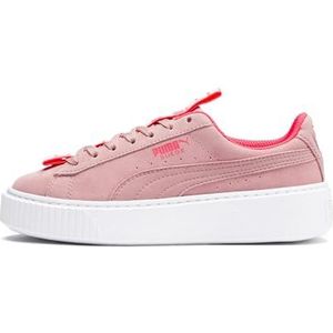 Puma Suede Platform Tape Jr, meisjes sneaker meerkleurig (Bridal Rose-Pink Alert 01), 38,5 EU