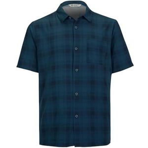 killtec Men´s functioneel overhemd KOS 98 MN WVN SHRT, dark blue, 4XL, 38009-000