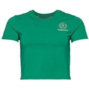 Superdry Bedrukt T-shirt voor dames, Beverly Green, 36