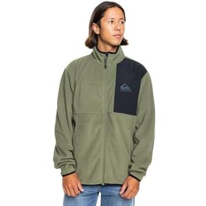 Quiksilver Fleece met ritssluiting, voor heren, groen, XS
