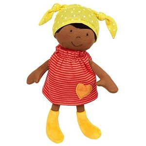 SIGIKID Brenda 39650 Pop Bilipup, stoffen pop met kleertjes voor aan- en uittrekken, knuffelpop, slaaphulp, spelen, knuffelen, voor baby's en kinderen vanaf 6 maanden, rood 25 cm