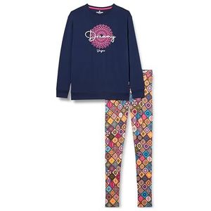 Vingino Willow Pajama Set voor meisjes, Donkerblauw, 4 Jaren
