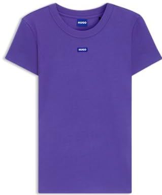 Hugo - Easy 10257055 - T-shirt - Blauw - Korte Mouwen