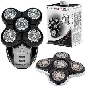 Remington Tondeuse Ultimate Series (Tondeuse Met 5 Roterende Scheerkoppen, Glad Scheerresultaat, 100% Waterdicht) Headshaver XR1501 & Remington Remington Vervangende Kop Voor Xr1500 Spr Rx5, 200 g