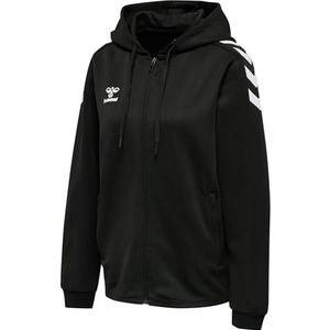 hummel - hmlCORE XK Poly Zip Hood Sweat - Zwart - Hoodie