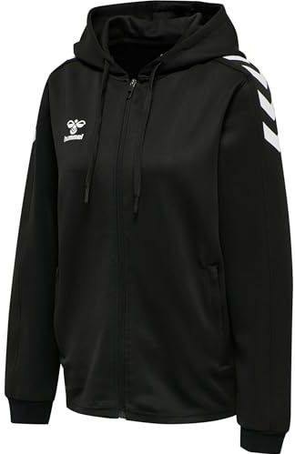 hummel - hmlCORE XK Poly Zip Hood Sweat - Zwart - Hoodie
