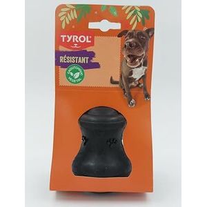 Tyrol - Speelgoed voor honden - Cronos serie - speelgoed voor bezettingshonden - Pepper - met een bak voor lekkernijen voor honden - plantaardig en natuurlijk - L - 10 cm - robuust speelgoed -