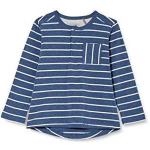 bellybutton Baby-jongens T-shirt met lange mouwen, Y/D Stripe | multicolored, 92 cm