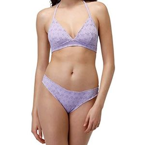 LOVABLE Braziliaanse Sangallo kanten bikini voor dames, Lavendel, L