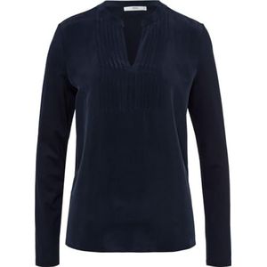 BRAX Clarissa-New In: casual elegant must-have shirt, marineblauw, 42