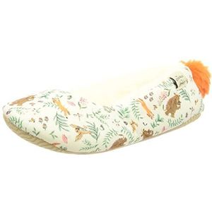 Joules 216662 Slipper, Gruffalo Wit Bloemen, XX-Small/X UK Kind