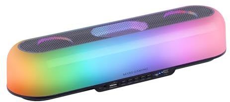 Mars Gaming - MSB-ORB - Soundbar - Zwart - Bluetooth 5.3 - RGB Verlichting