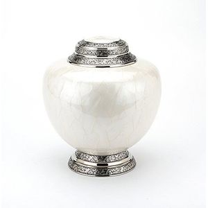 Urns UK Crematie As Urn, Wit, Volwassene 4L