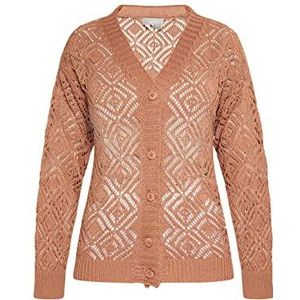 ALARY Gebreide cardigan voor dames 10426983-AL01, camel, XL, kameel, XL