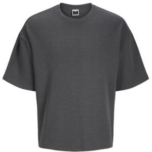 Jack & Jones Jcointerlude Fabric Tee Ss Crew Neck, asphalt, XS