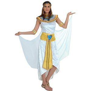 Ramses Egyptische farao kostuum heren verkleding, Wit/Goud, S