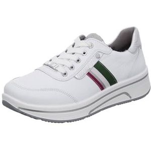 ARA Sapporo Sneakers voor dames, wit, zilver, 38,5 EU breed, wit, zilver, 38.5 EU Breed