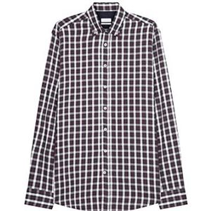 Seidensticker Heren regular fit lange mouwen twill overhemd