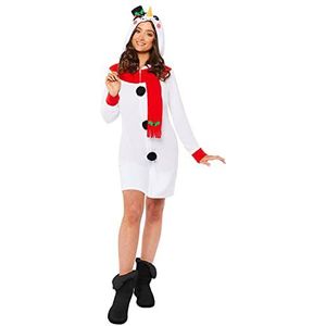 amscan 9915752 - dames kerst sneeuw vrouw kostuum maat: S/M