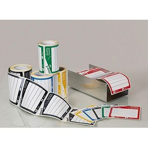 DUTSCHER 670823 Close-it control seal label - met print - groen - 150 x 150 mm (Pak van 250)