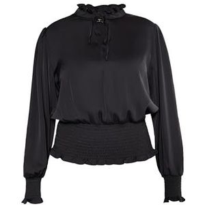 Sookie Damesblouse, zwart, S