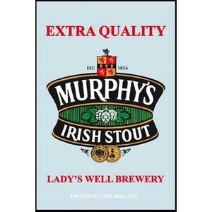 empireposter - Beer - Murphys Irish Stout - Grootte (cm), ca. 20x30 - Bedrukte spiegel, NIEUW - Beschrijving: - Bedrukte wandspiegel met zwart kunststof frame in houtlook -