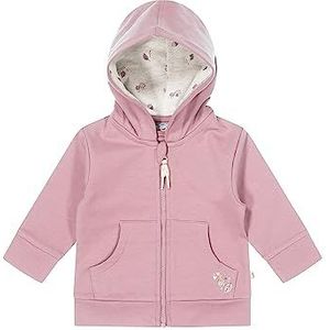 SALT AND PEPPER Baby meisjes jas hoodie Emb sweatshirt, mulberry, 56 cm