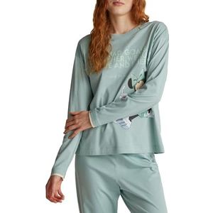 United Colors of Benetton Shirt G/C M/L 3Y5E3M07Q Pyjama-top, groen, M dames, Groen, M