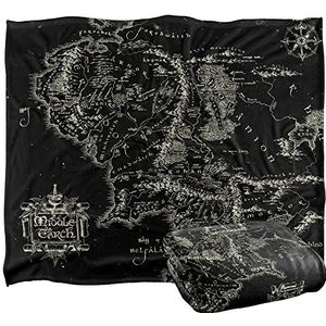 LORD OF THE RINGS LOGO Silky Touch superzachte plaid 152 x 127 cm