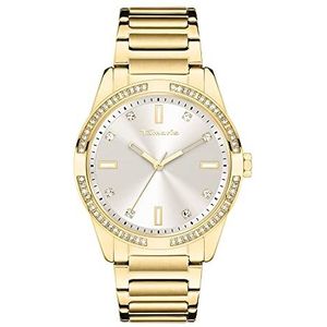 Tamaris Dames analoog kwarts horloge met roestvrij stalen armband TT-0101-MQ, goud