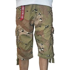Alpha Jet Short Camo Herenshorts, 422 chocolade chip, 32W