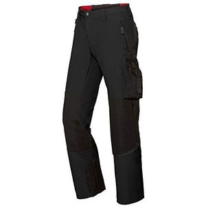 BP 1861-620-0032-39/40n Stofmix met Stretch Super-Stretch broek voor mannen, slank silhouet met hogere taille op de rug, 92% polyamide/8% elastaan, zwart, 39/40N maat