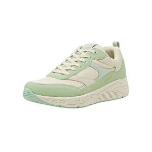 ESPRIT Lace-up sneakers voor dames, 330/Light Green, 39 EU, 330 Lichtgroen, 39 EU