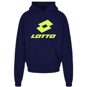 AMERICAN COLLEGE USA Lotto Sweatshirt met capuchon, kleur sportkleding voor jongens, Blauw, 10 Jaar