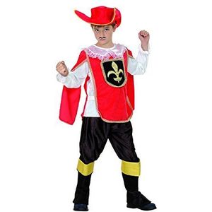 Rire Et Confetti - Ficmou031 - kostuum voor kinderen - kostuum klein musketier rood - jongens - maat L