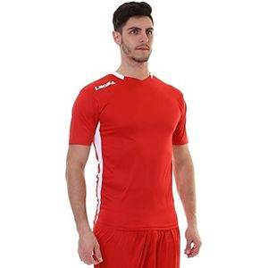 lea srl München T-shirt unisex volwassenen, Rood/Wit, XL