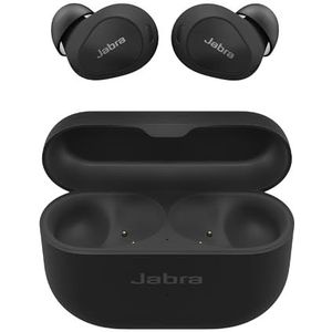 Jabra Elite 10 True Wireless Bluetooth oordopjes – geavanceerde actieve ruisonderdrukking met Dolby Atmos Surround Sound, de hele dag comfort, multipoint, kristalheldere gesprekken – glanzend zwart