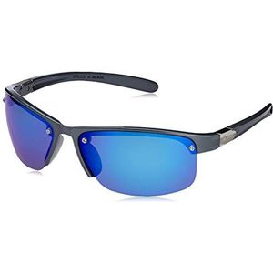DelSol Solize Color-veranderende zonnebrillen voor mannen - California Sun - verandert van houtskool naar blauw in de zon - gespiegelde lens, 100% UVA/UVB-bescherming