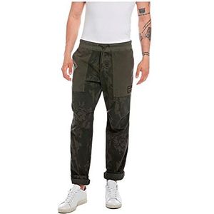 Replay vrijetijdsbroek voor heren, Military Camouflage 010, 30W x 32L