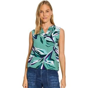 CECIL Blouse met patroon, Adriatic Green, L