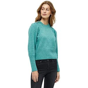 Desires Dames GEA Button Trui, Teal, M
