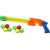 JAMARA 460313 - Mc Fizz Fizzy Balls - 2-in-1 waterpistool met softballen, water spuiten of ballen schieten, pompsysteem, gemakkelijk te bedienen, spuitbereik ca. 7 m - balbereik ca. 9 m, groen